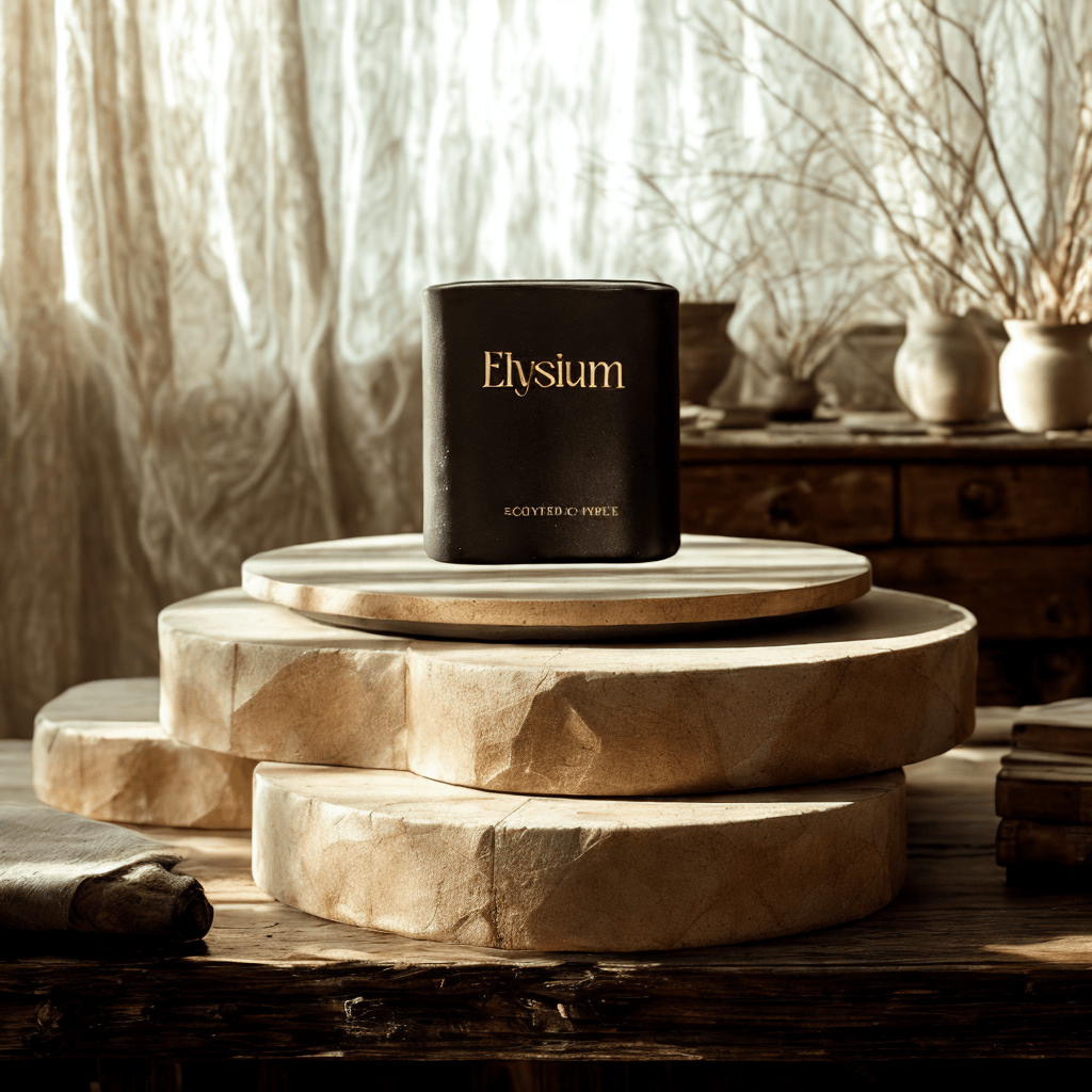 Champagne nights - Scented Candle in Black - Elysium Decor