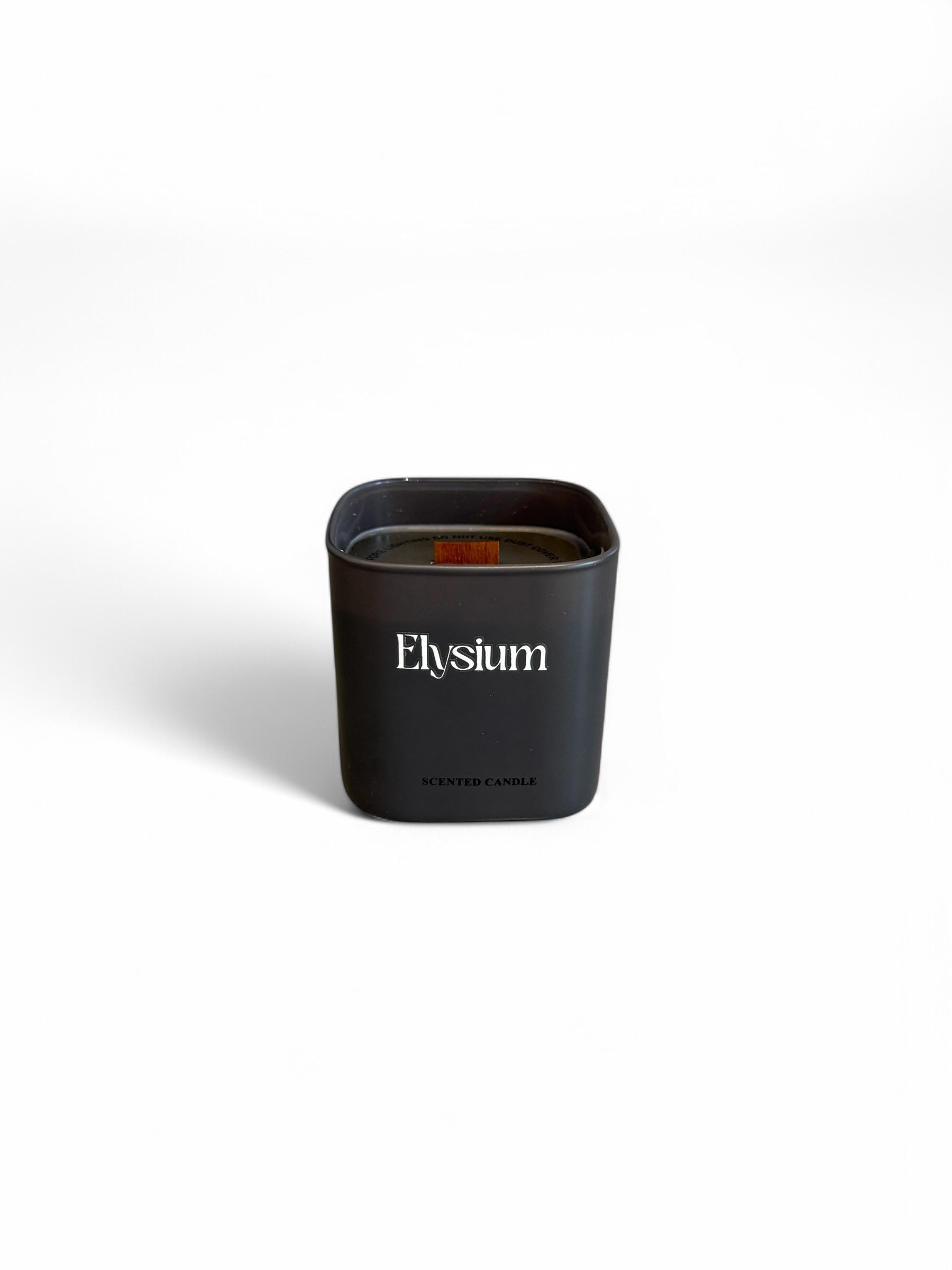 Red Teakwood - Scented Candle in Grey - Elysium Decor