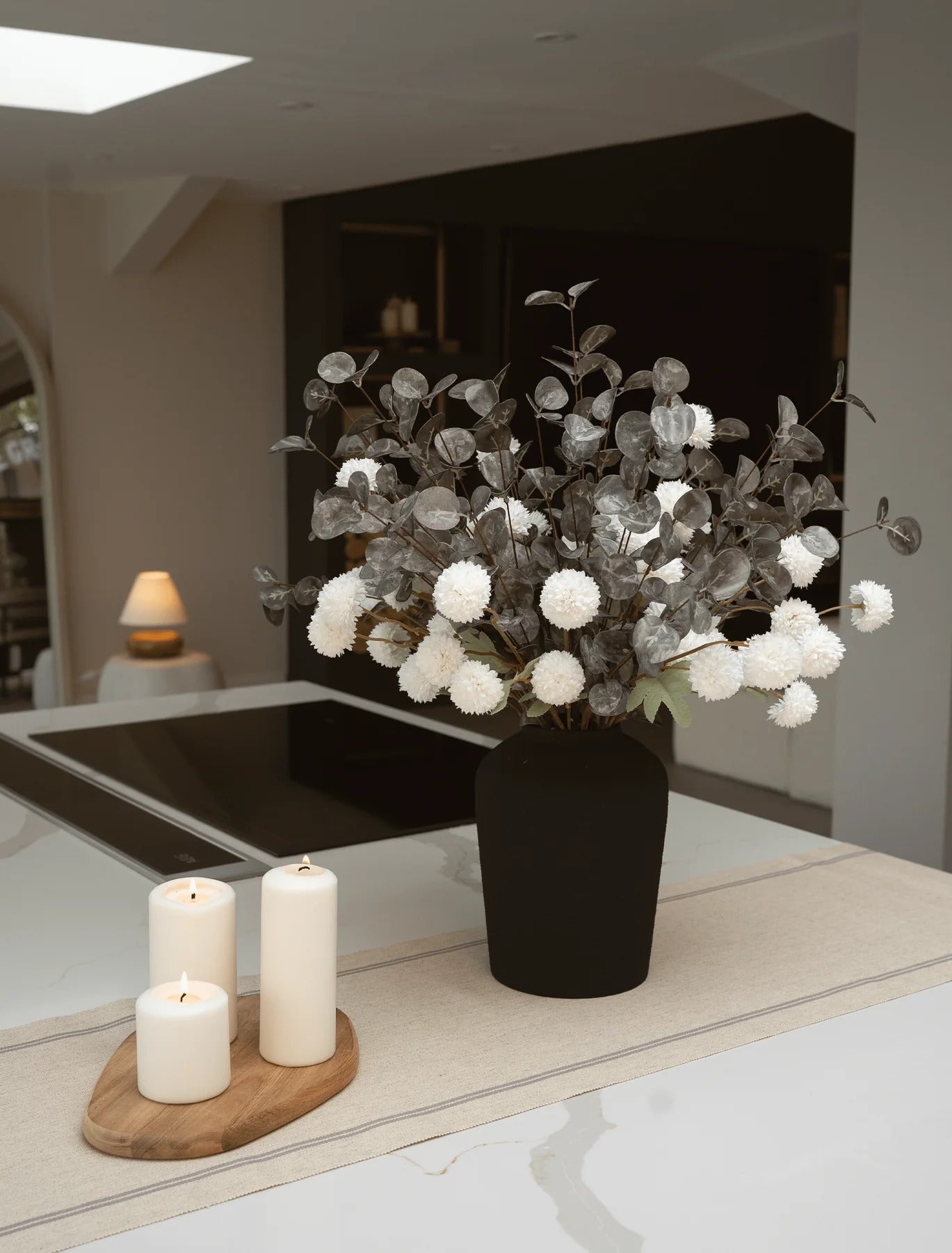 Faux Arrangement - White & Green - Elysium Decor